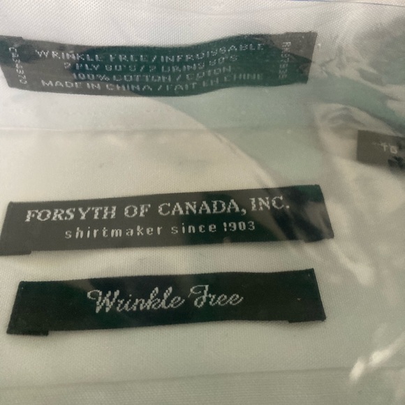 Forsyth of Canada wrinkle free dress shirt (XL) - Picture 4 of 5